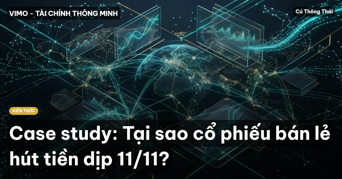 Case study: Tại sao cổ phiếu bán lẻ hút tiền dịp 11/11?