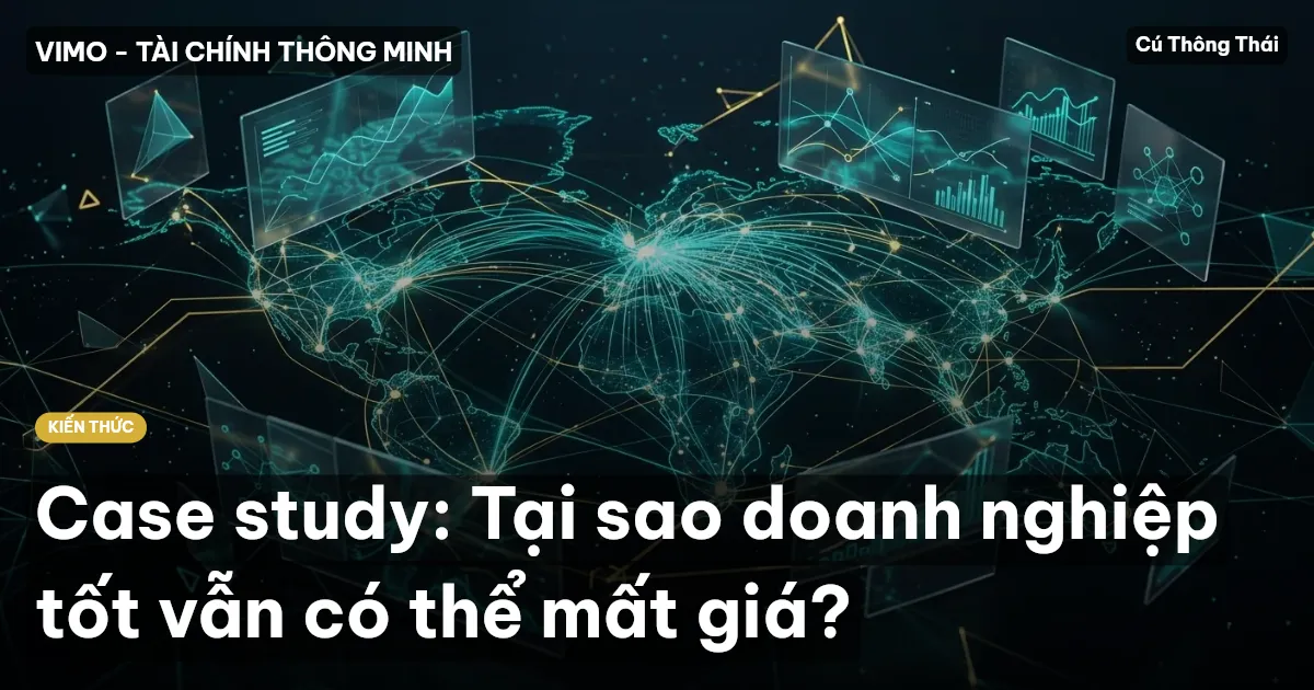 Case study: Tại sao doanh nghiệp tốt vẫn có thể mất giá?