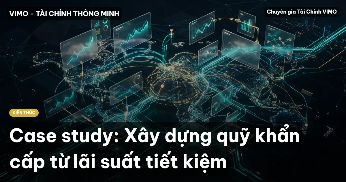Case study: Xây dựng quỹ khẩn cấp từ lãi suất tiết kiệm