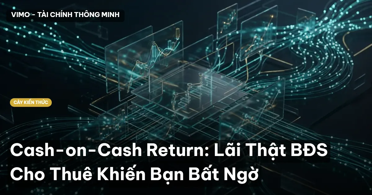 Cash-on-Cash Return: Lãi Thật BĐS Cho Thuê Khiến Bạn Bất Ngờ