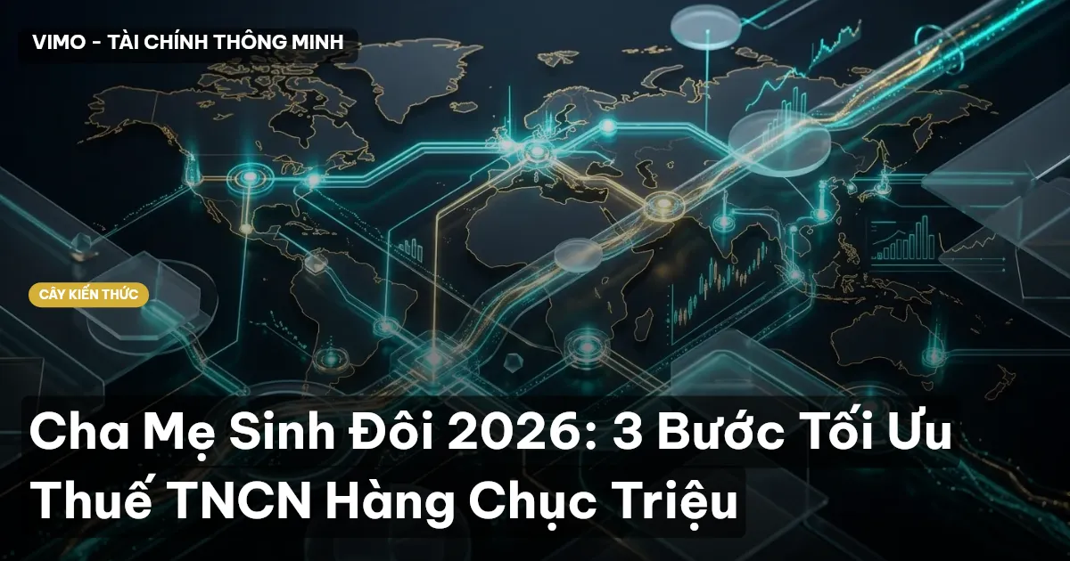 Cha Mẹ Sinh Đôi 2026: 3 Bước Tối Ưu Thuế TNCN Hàng Chục Triệu