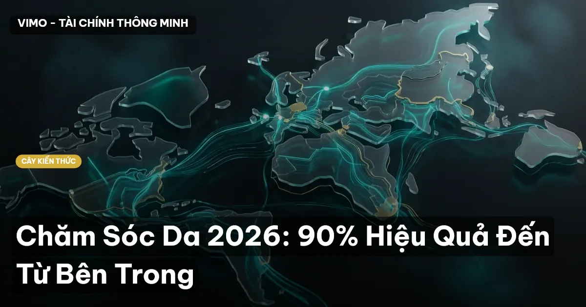 Chăm Sóc Da 2026: 90% Hiệu Quả Đến Từ Bên Trong