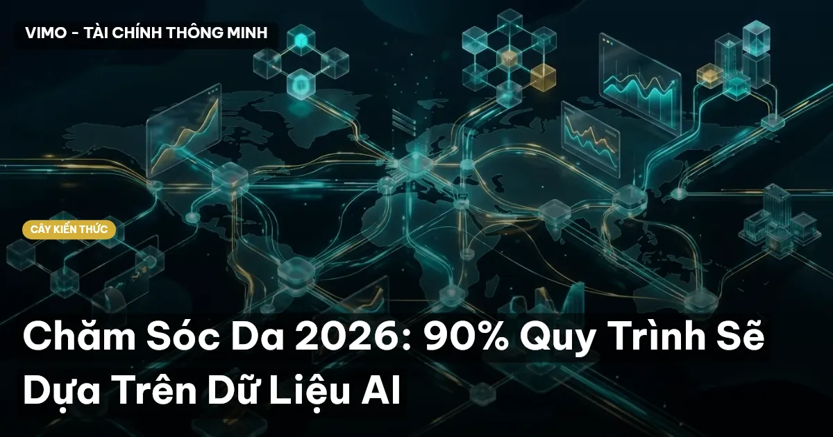 Chăm Sóc Da 2026: 90% Quy Trình Sẽ Dựa Trên Dữ Liệu AI