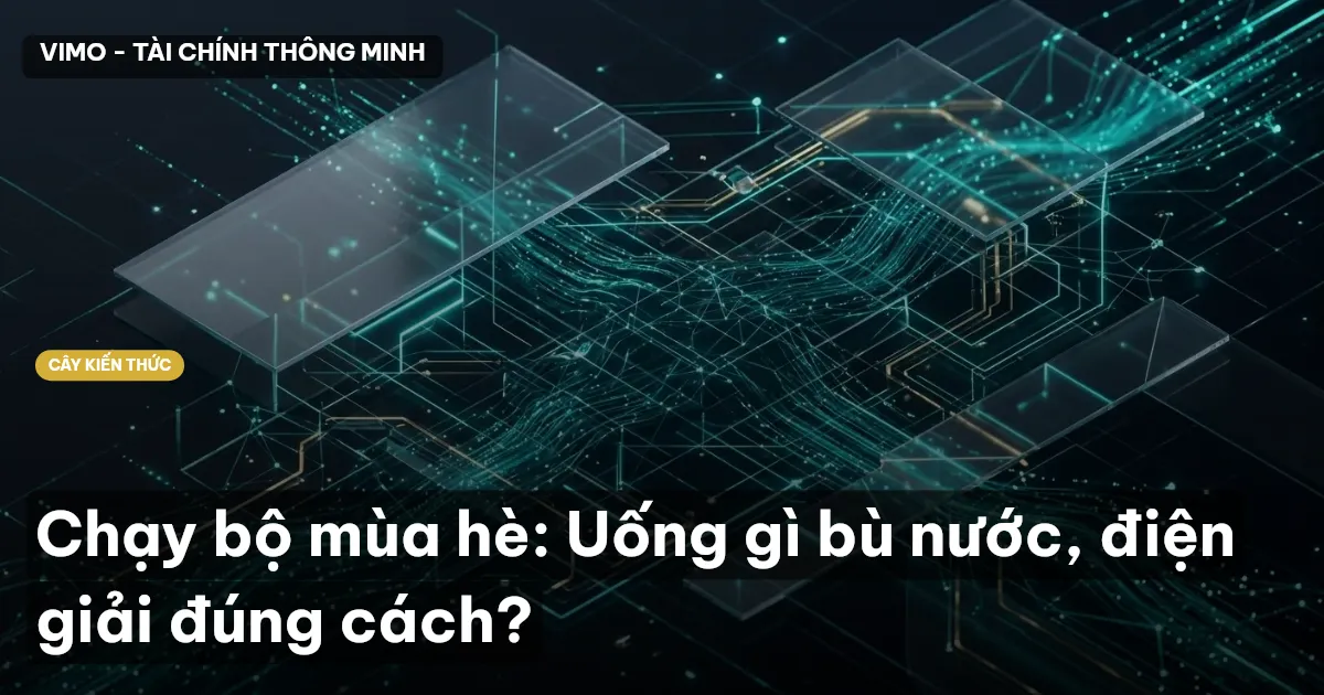 Chạy bộ mùa hè: Uống gì bù nước, điện giải đúng cách?