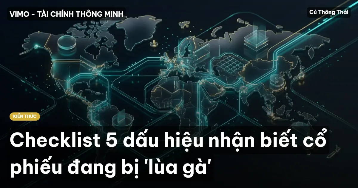 Checklist 5 dấu hiệu nhận biết cổ phiếu đang bị 'lùa gà'