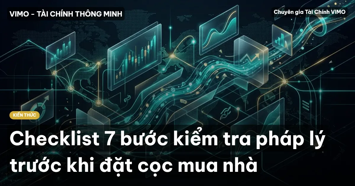Checklist 7 bước kiểm tra pháp lý trước khi đặt cọc mua nhà