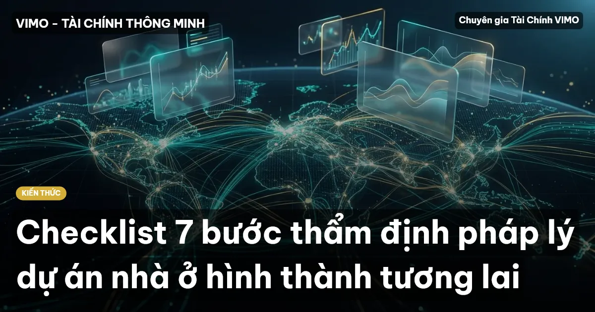 Checklist 7 bước thẩm định pháp lý dự án nhà ở hình thành tương lai