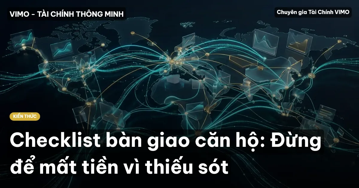 Checklist bàn giao căn hộ: Đừng để mất tiền vì thiếu sót