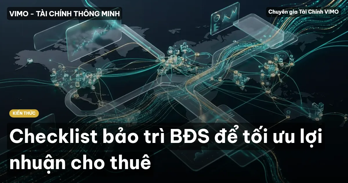 Checklist bảo trì BĐS để tối ưu lợi nhuận cho thuê