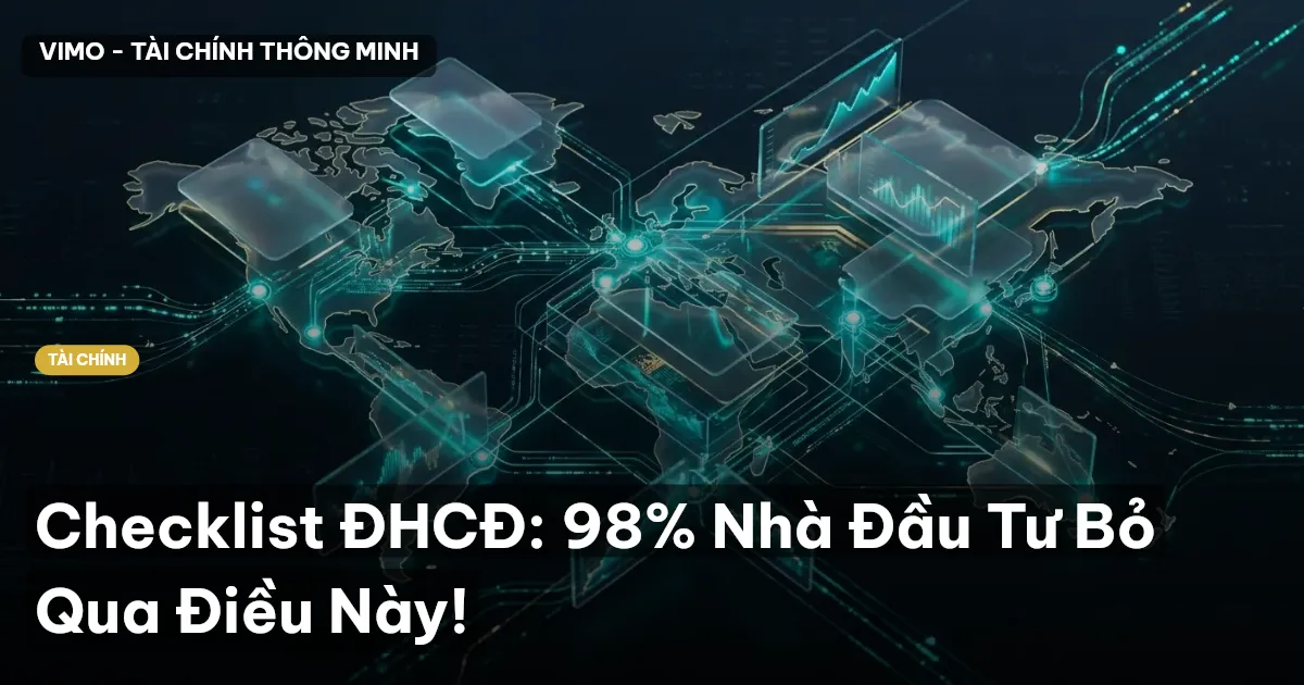Checklist ĐHCĐ: 98% Nhà Đầu Tư Bỏ Qua Điều Này!