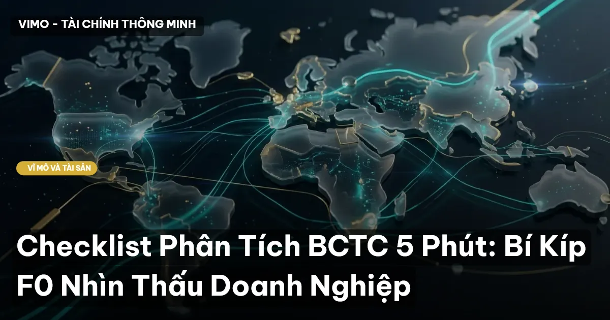 Checklist Phân Tích BCTC 5 Phút: Bí Kíp F0 Nhìn Thấu Doanh Nghiệp