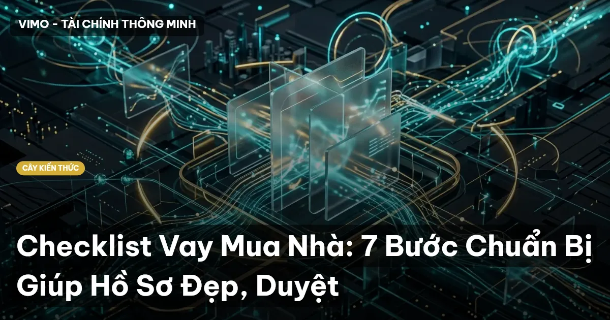Checklist Vay Mua Nhà: 7 Bước Chuẩn Bị Giúp Hồ Sơ Đẹp, Duyệt