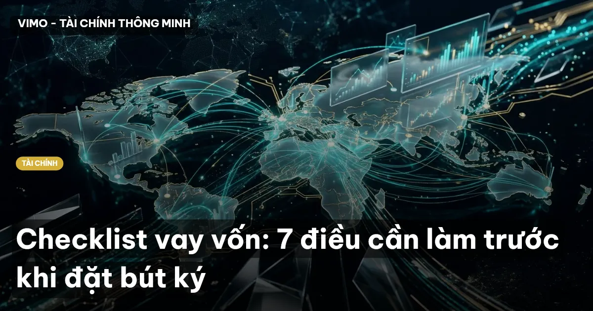 Checklist vay vốn: 7 điều cần làm trước khi đặt bút ký