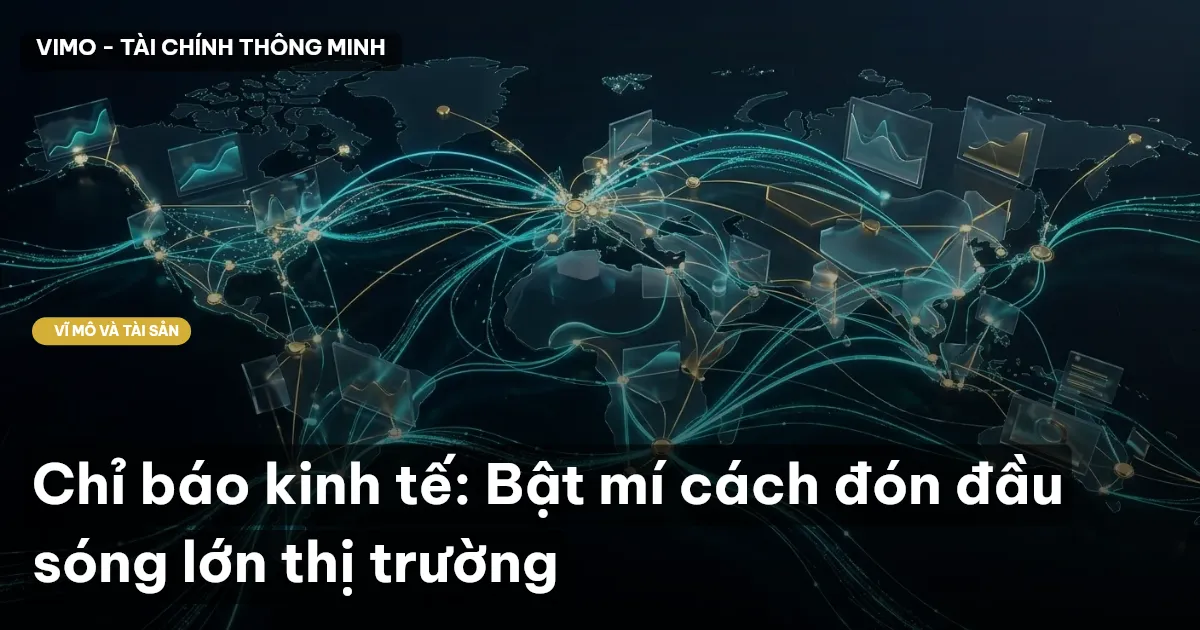 Chỉ báo kinh tế: Bật mí cách đón đầu sóng lớn thị trường