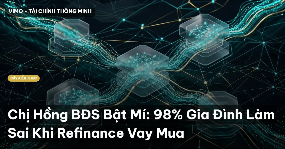 Cú Thông Thái BĐS Bật Mí: 98% Gia Đình Làm Sai Khi Refinance Vay Mua