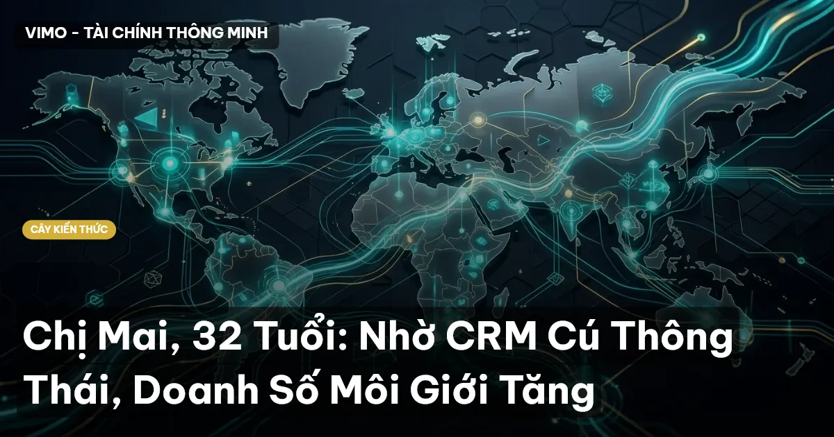 Chị Mai, 32 Tuổi: Nhờ CRM Cú Thông Thái, Doanh Số Môi Giới Tăng