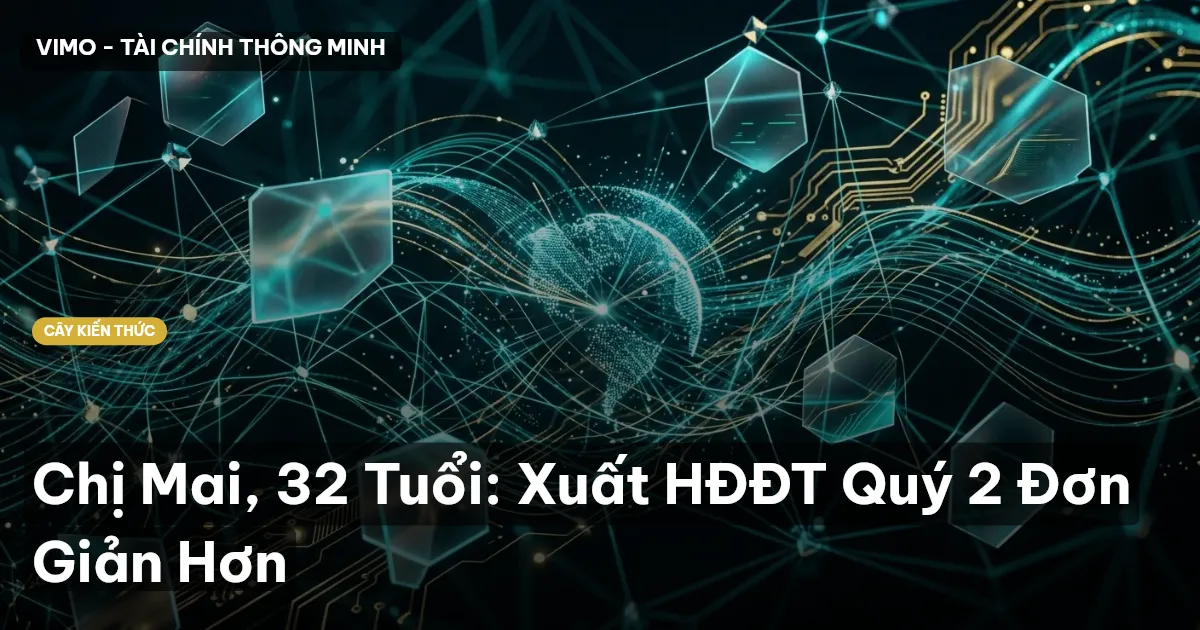 Chị Mai, 32 Tuổi: Xuất HĐĐT Quý 2 Đơn Giản Hơn