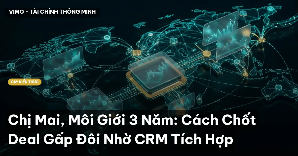 Chị Mai, Môi Giới 3 Năm: Cách Chốt Deal Gấp Đôi Nhờ CRM Tích Hợp