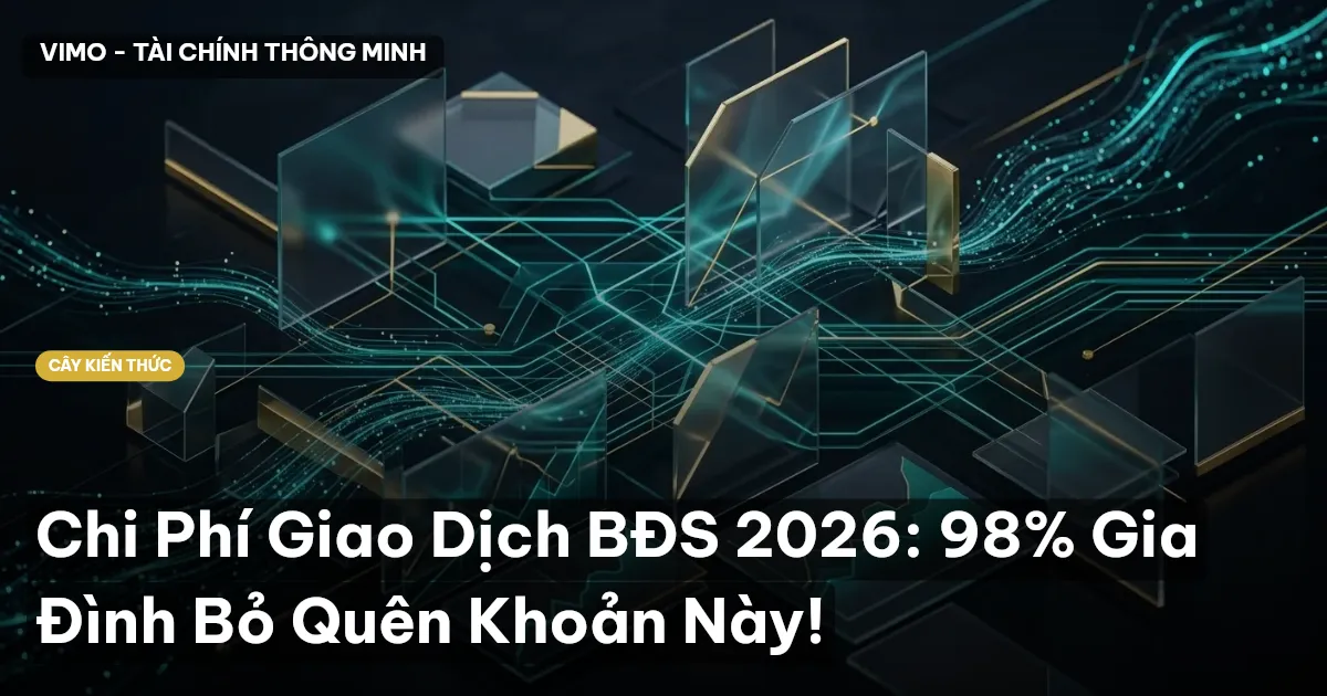 Chi Phí Giao Dịch BĐS 2026: 98% Gia Đình Bỏ Quên Khoản Này!