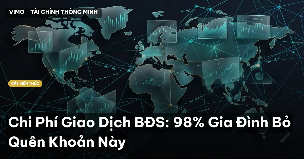 Chi Phí Giao Dịch BĐS: 98% Gia Đình Bỏ Quên Khoản Này