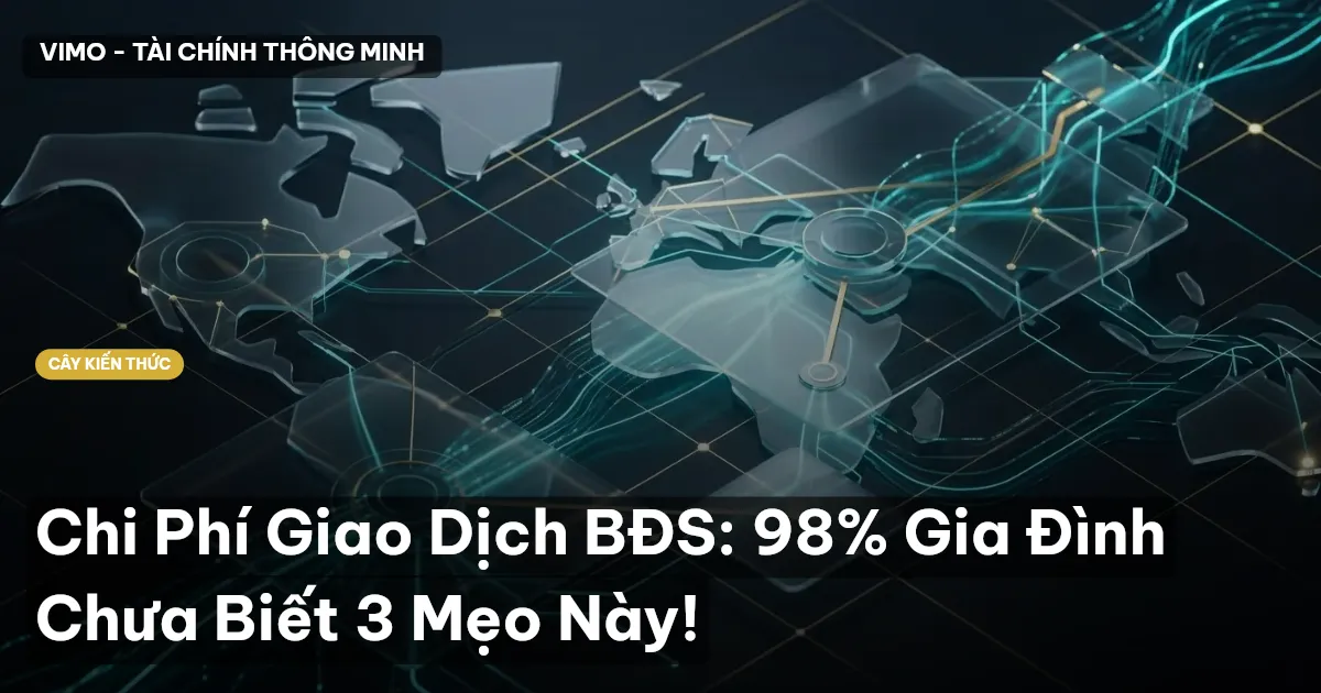 Chi Phí Giao Dịch BĐS: 98% Gia Đình Chưa Biết 3 Mẹo Này!
