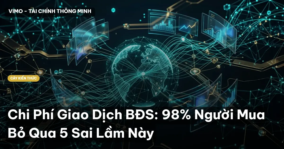 Chi Phí Giao Dịch BĐS: 98% Người Mua Bỏ Qua 5 Sai Lầm Này