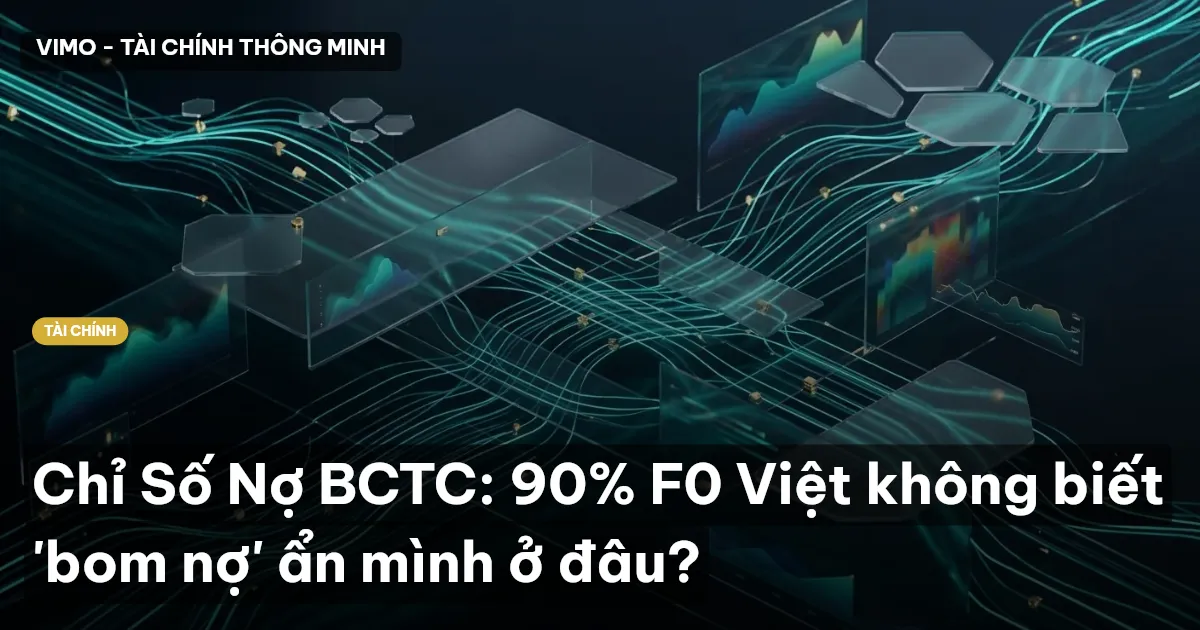 Chỉ Số Nợ BCTC: 90% F0 Việt không biết 'bom nợ' ẩn mình ở đâu?