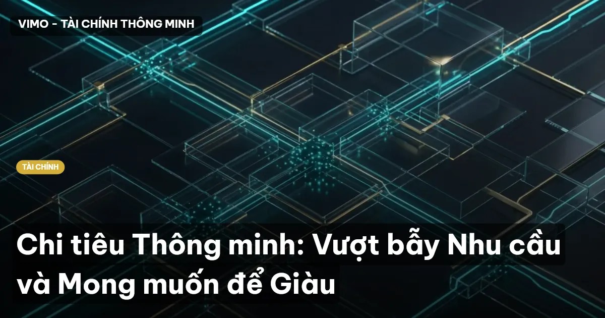 Chi tiêu Thông minh: Vượt bẫy Nhu cầu và Mong muốn để Giàu
