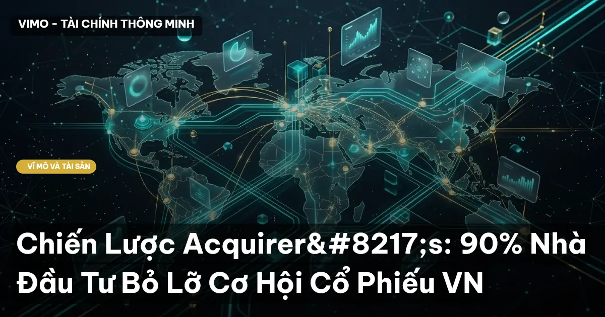 Chiến Lược Acquirer’s: 90% Nhà Đầu Tư Bỏ Lỡ Cơ Hội Cổ Phiếu VN