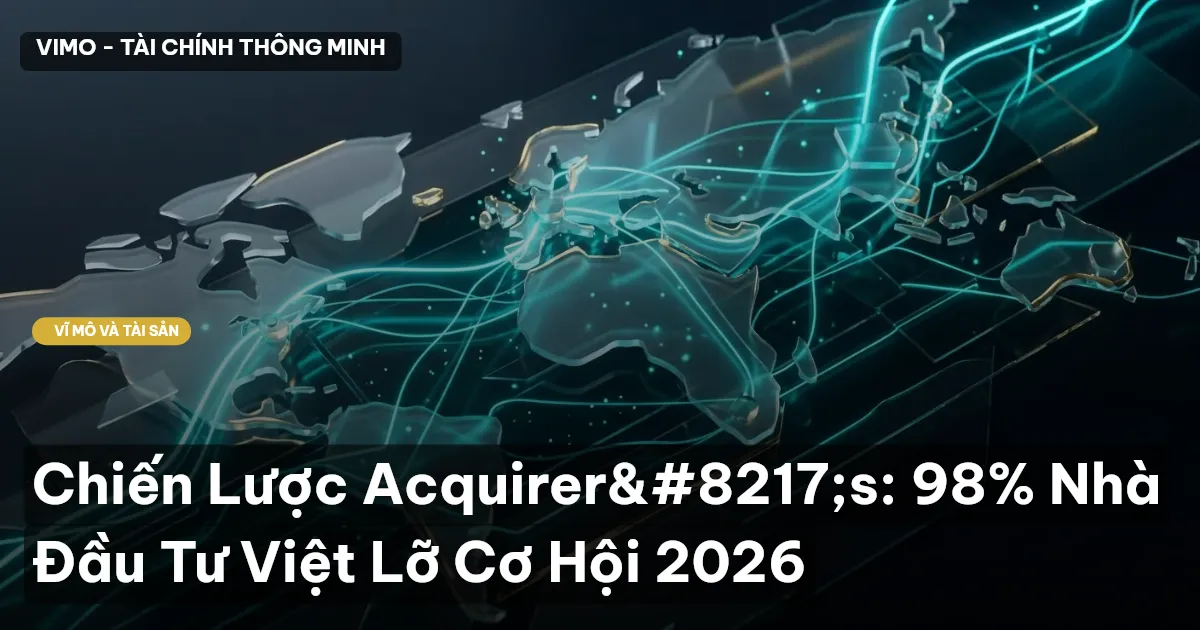 Chiến Lược Acquirer's: 98% Nhà Đầu Tư Việt Lỡ Cơ Hội 2026