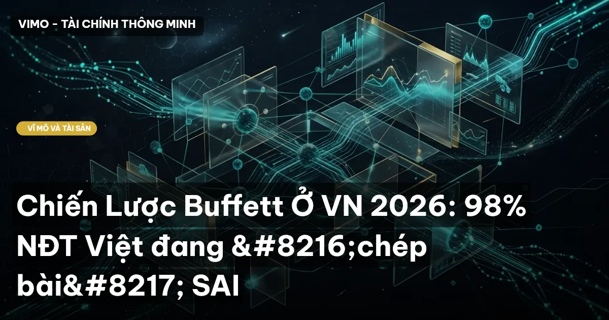 Chiến Lược Buffett Ở VN 2026: 98% NĐT Việt đang ‘chép bài’ SAI