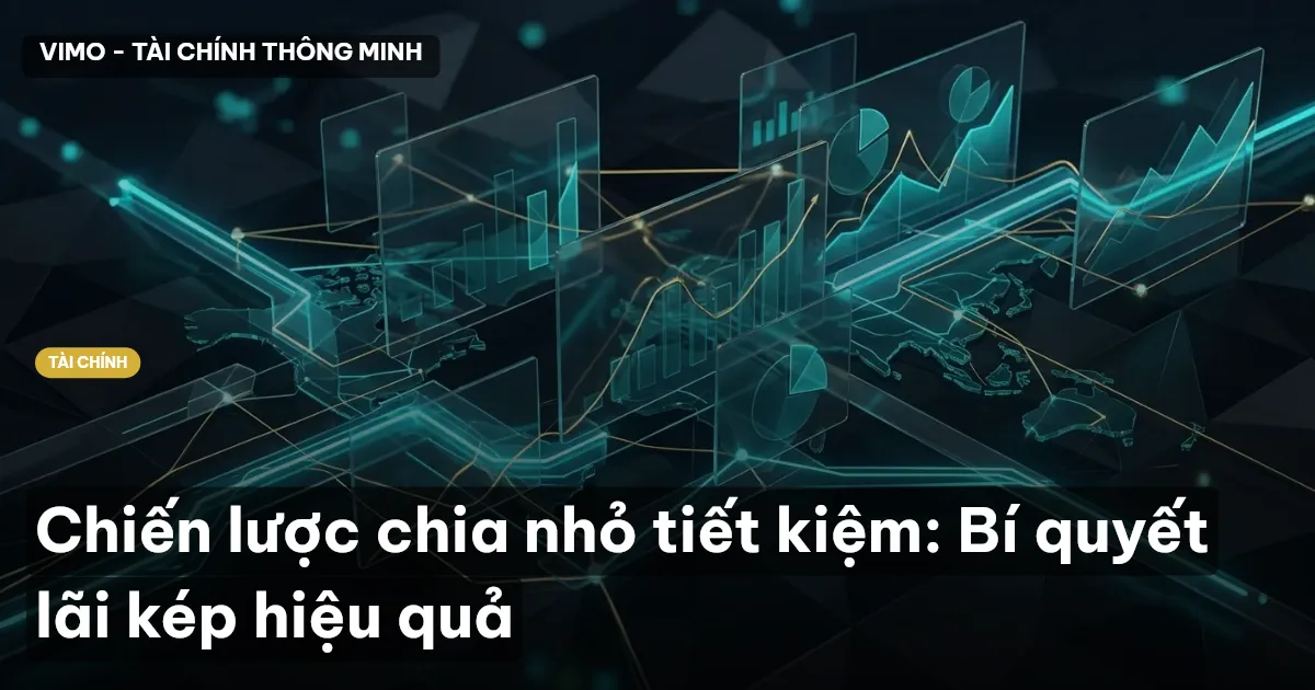 Chiến lược chia nhỏ tiết kiệm: Bí quyết lãi kép hiệu quả