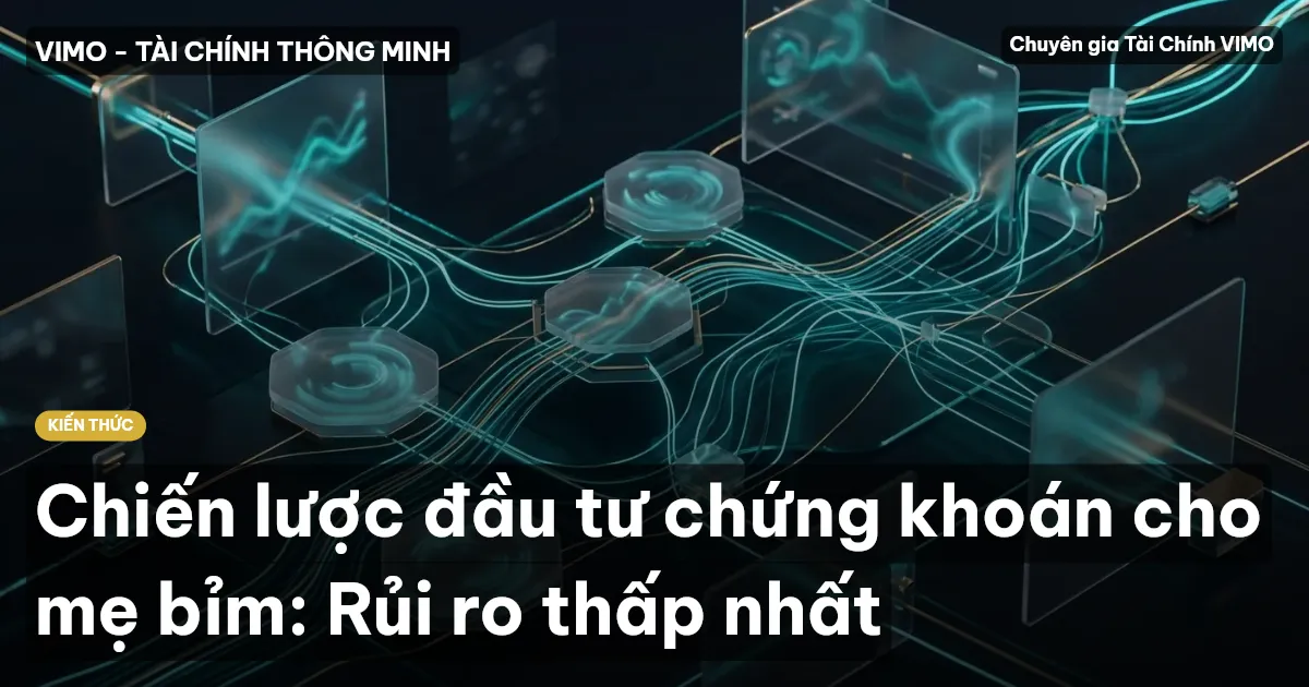 Chiến lược đầu tư chứng khoán cho mẹ bỉm: Rủi ro thấp nhất