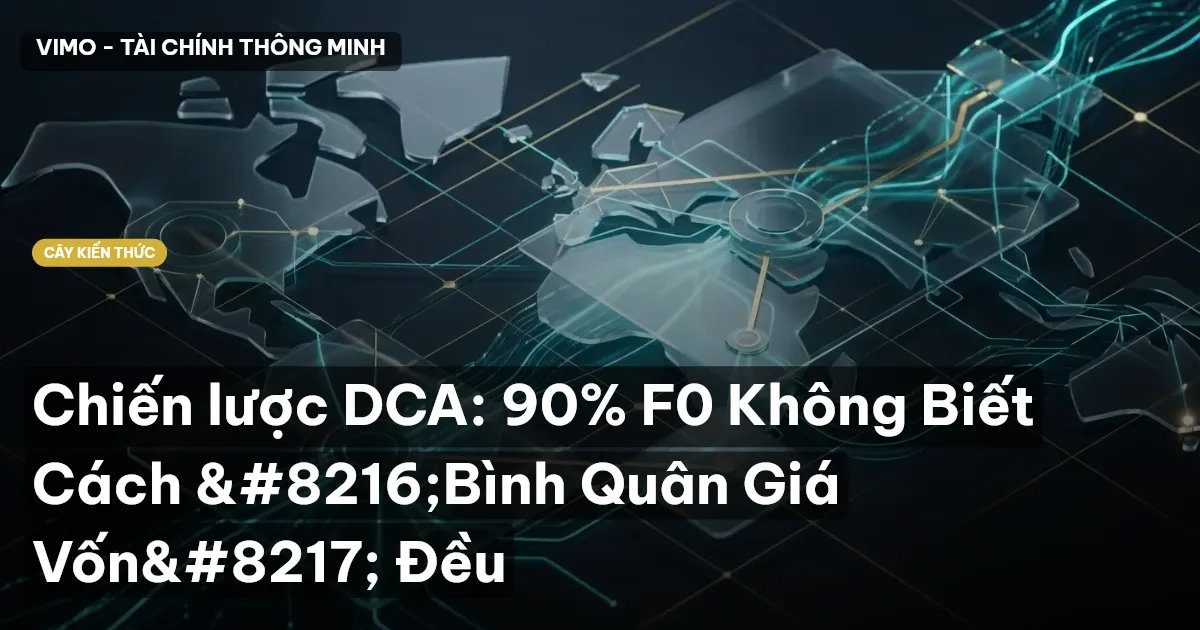 Chiến lược DCA: 90% F0 Không Biết Cách ‘Bình Quân Giá Vốn’ Đều