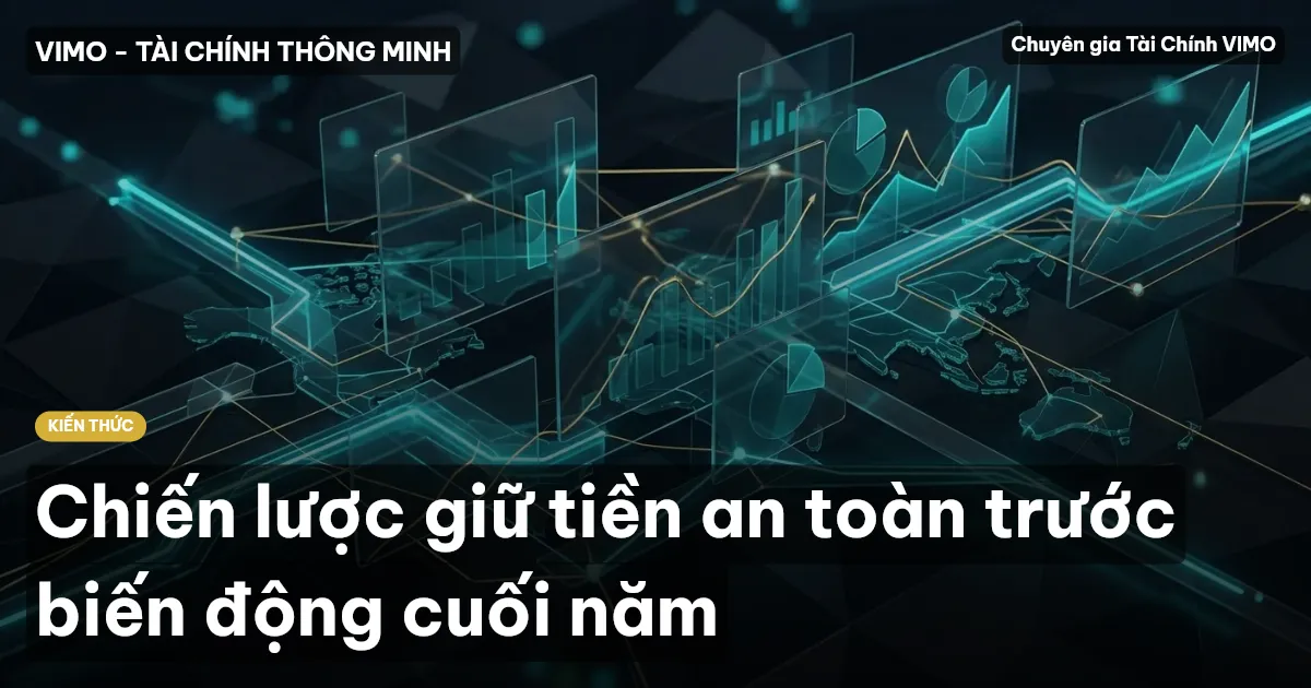 Chiến lược giữ tiền an toàn trước biến động cuối năm