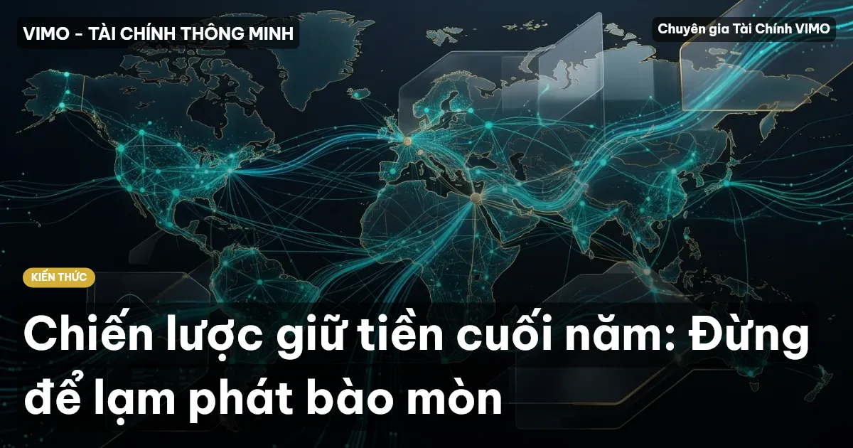 Chiến lược giữ tiền cuối năm: Đừng để lạm phát bào mòn