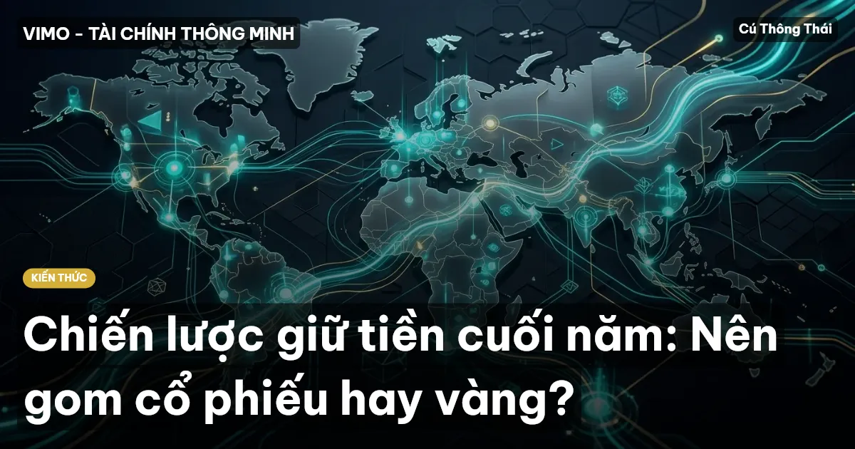Chiến lược giữ tiền cuối năm: Nên gom cổ phiếu hay vàng?