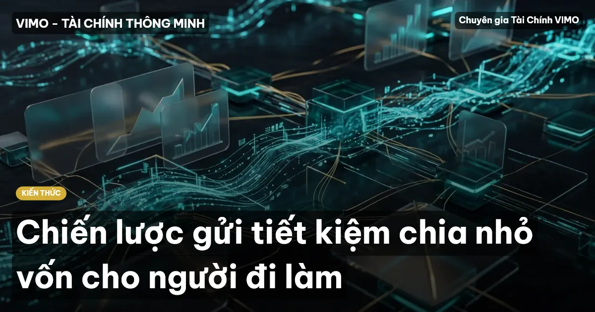Chiến lược gửi tiết kiệm chia nhỏ vốn cho người đi làm