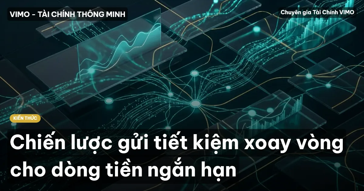 Chiến lược gửi tiết kiệm xoay vòng cho dòng tiền ngắn hạn