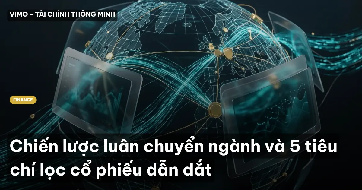 Chiến lược luân chuyển ngành và 5 tiêu chí lọc cổ phiếu dẫn dắt