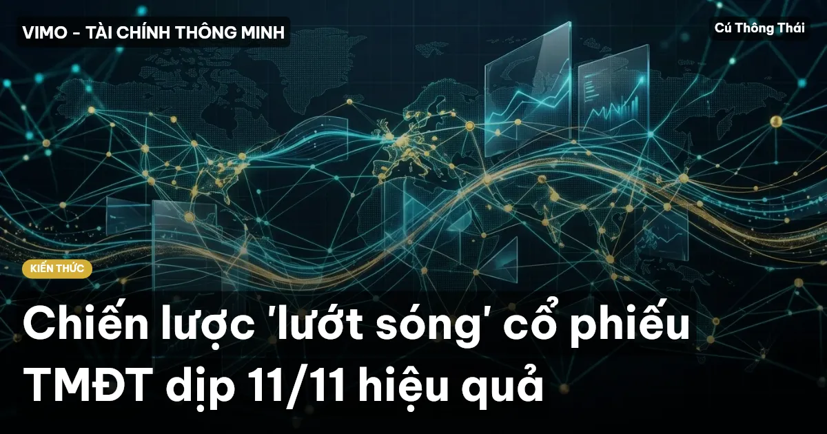 Chiến lược 'lướt sóng' cổ phiếu TMĐT dịp 11/11 hiệu quả