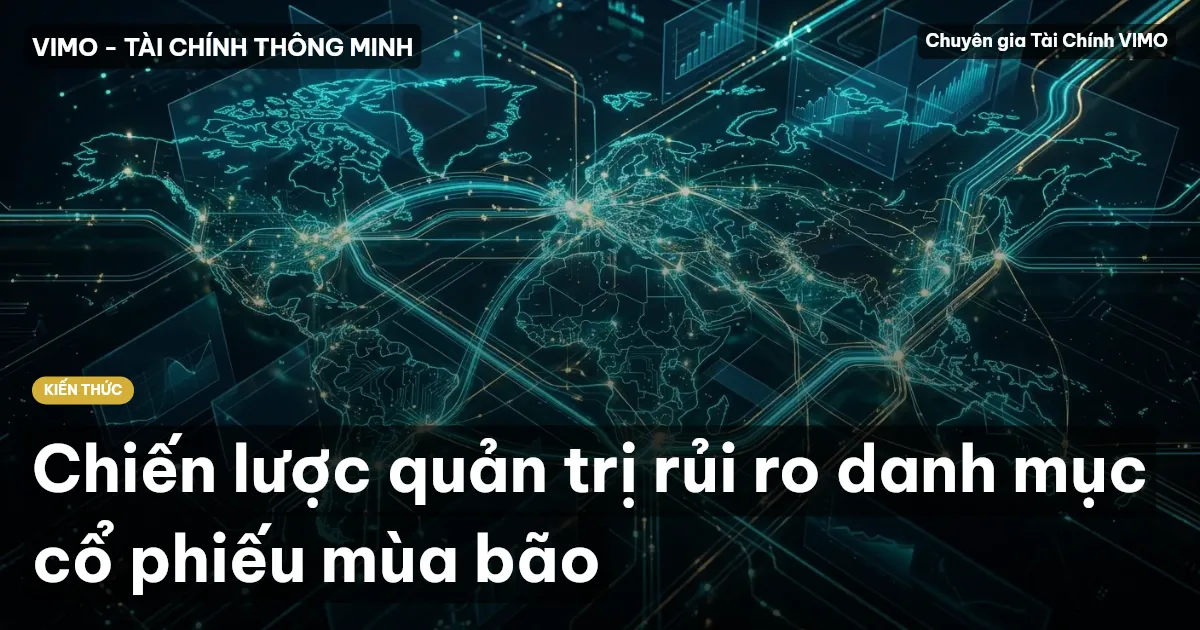 Chiến lược quản trị rủi ro danh mục cổ phiếu mùa bão