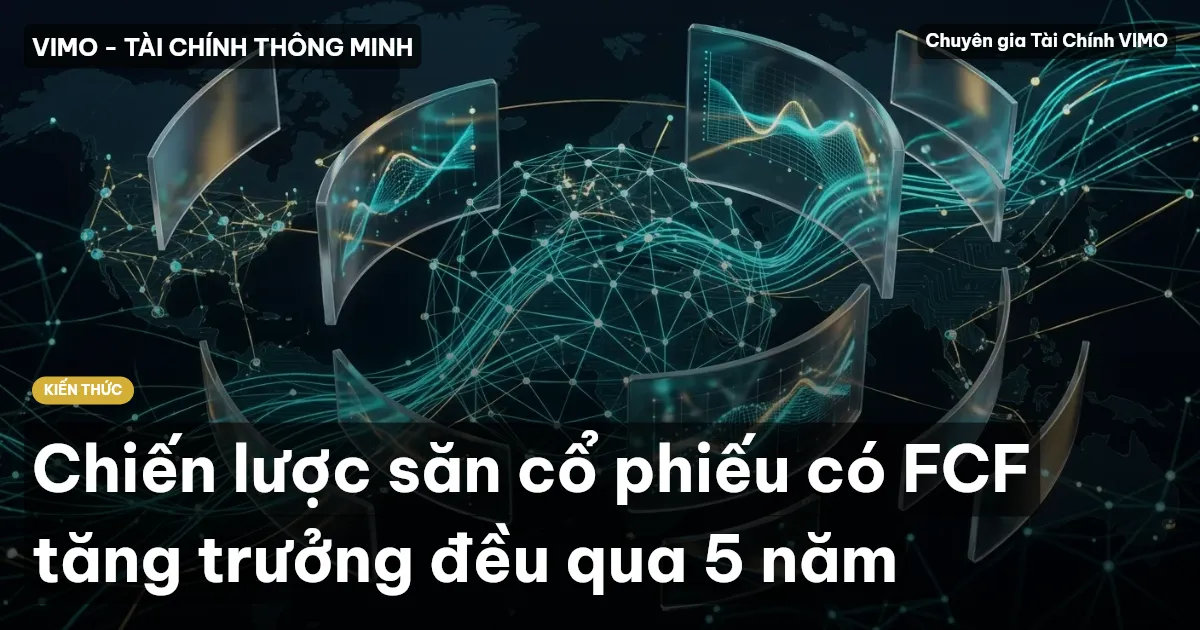 Chiến lược săn cổ phiếu có FCF tăng trưởng đều qua 5 năm