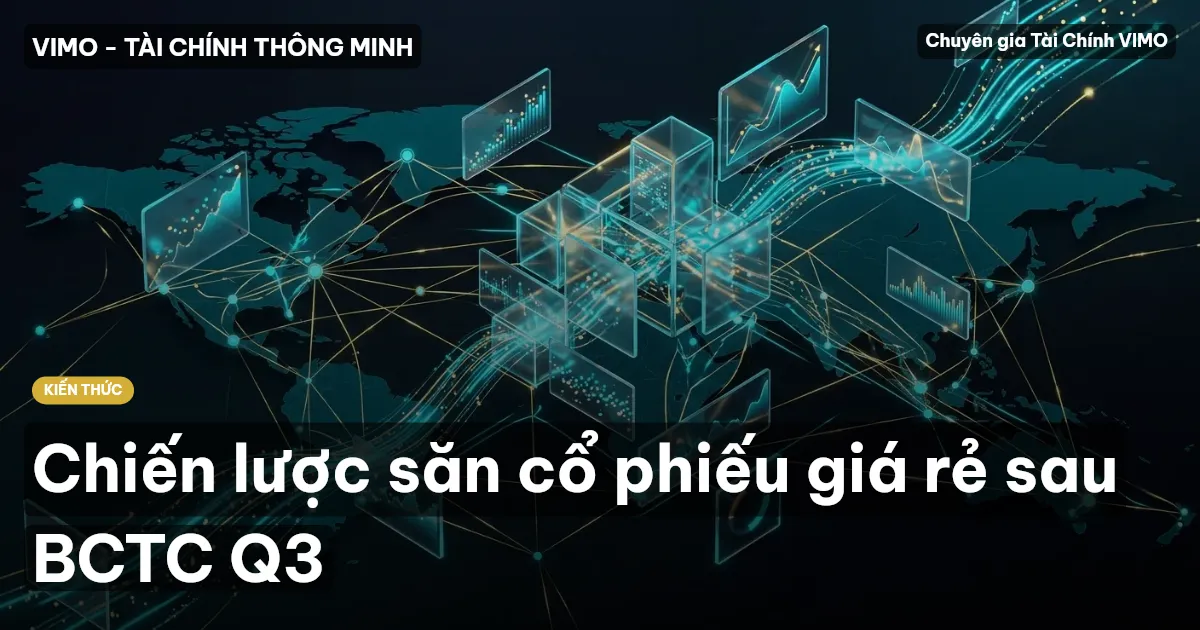 Chiến lược săn cổ phiếu giá rẻ sau BCTC Q3