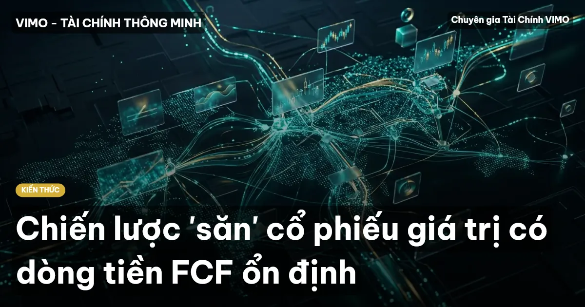 Chiến lược 'săn' cổ phiếu giá trị có dòng tiền FCF ổn định