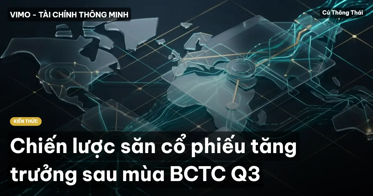 Chiến lược săn cổ phiếu tăng trưởng sau mùa BCTC Q3