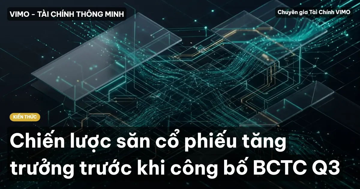 Chiến lược săn cổ phiếu tăng trưởng trước khi công bố BCTC Q3