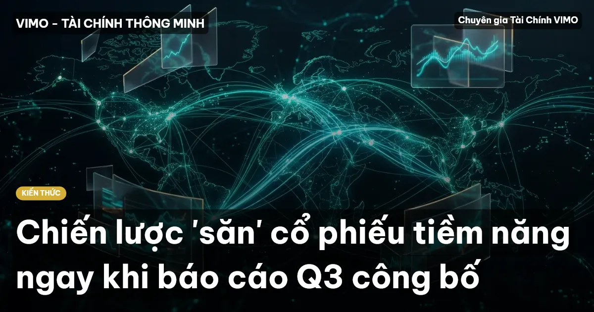Chiến lược 'săn' cổ phiếu tiềm năng ngay khi báo cáo Q3 công bố