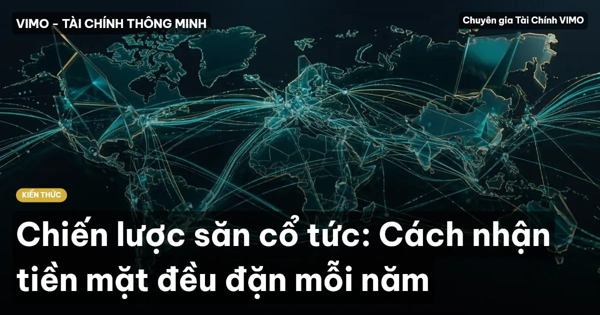 Chiến lược săn cổ tức: Cách nhận tiền mặt đều đặn mỗi năm