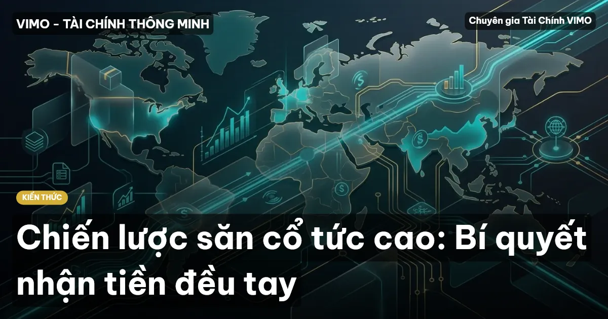 Chiến lược săn cổ tức cao: Bí quyết nhận tiền đều tay